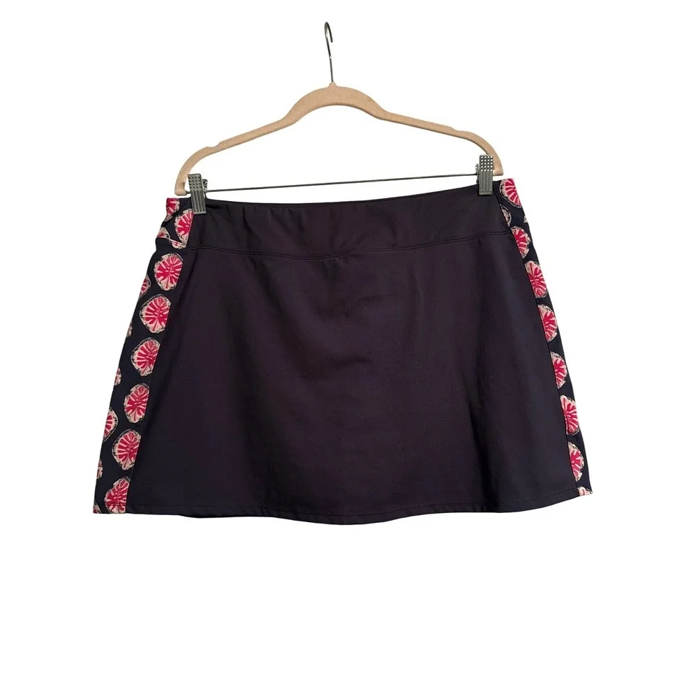 Tommy Bahama Floral‎ Skort XL Golfcore Coastal Prep Resort Tennis Athletic Wear